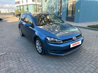 2014 Volkswagen Golf VII, синий, 1250000 рублей, вид 3