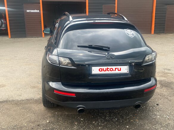 2008 Infiniti FX35 I (S50) Рестайлинг, чёрный, 930000 рублей - вид 3