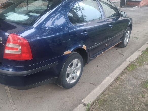 2008 Skoda Octavia II (A5), синий, 440000 рублей - вид 1