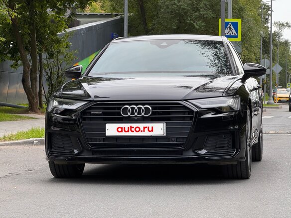 2021 Audi A6 45 TFSI V (C8), чёрный - вид 2
