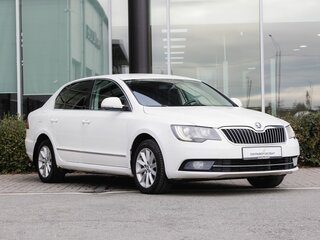 2013 Skoda Superb DSG II Рестайлинг, белый, 1200000 рублей, вид 5