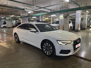 2020 Audi A6 45 TFSI V (C8), белый, 3800000 рублей, вид 2