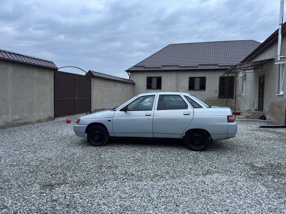 2002 Lada (ВАЗ) 2110, серебристый, 90000 рублей - вид 5