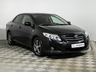 2008 Toyota Corolla X (E140, E150), чёрный, 559585 рублей, вид 3