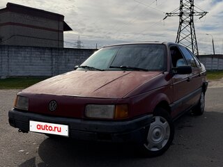 1992 Volkswagen Passat B3, пурпурный, 115000 рублей, вид 2
