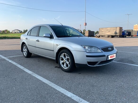 2004 Ford Mondeo III Рестайлинг, серебристый - вид 1