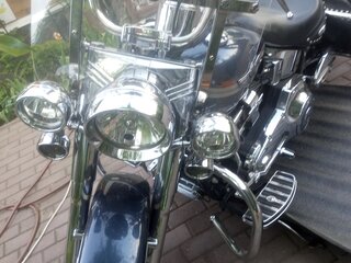 2003 Harley-Davidson Heritage Classic, голубой, 820000 рублей, вид 4