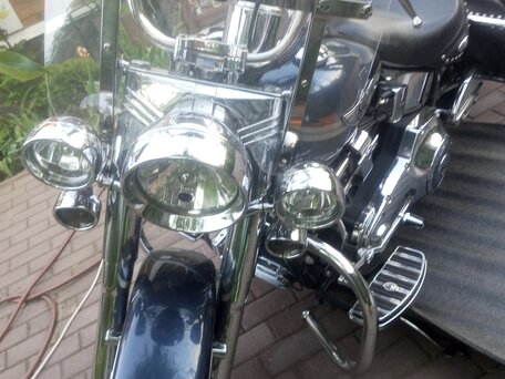 2003 Harley-Davidson Heritage Classic, голубой, 820000 рублей, вид 4