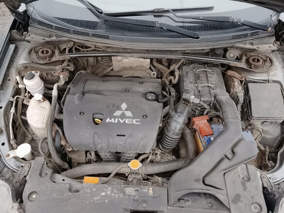 2008 Mitsubishi Lancer X, серый, 550000 рублей - вид 8