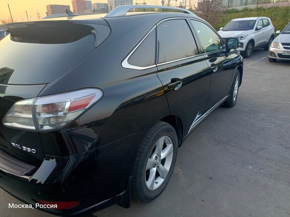 2009 Lexus RX 350 III, чёрный - вид 4