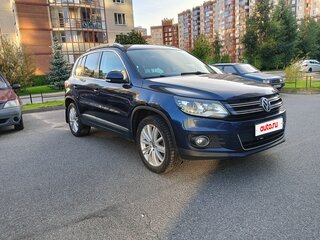 2012 Volkswagen Tiguan I Рестайлинг, синий, 1383000 рублей, вид 2