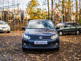 2014 Volkswagen Polo V, синий, 720000 рублей, вид 3