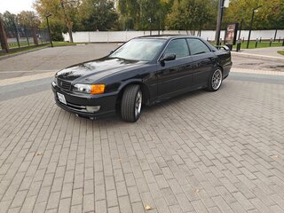 1996 Toyota Chaser VI (X100), чёрный, 870000 рублей, вид 1