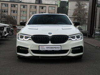 2017 BMW 5 серии 530d xDrive VII (G30/G31/G38), белый, 3699000 рублей, вид 2