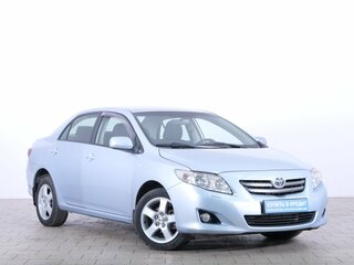 2007 Toyota Corolla X (E140, E150), голубой, 879000 рублей, вид 1