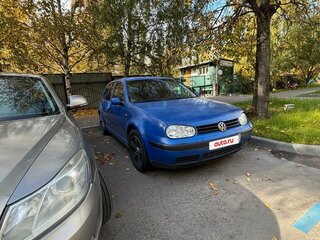 1998 Volkswagen Golf IV, синий, 185000 рублей, вид 3