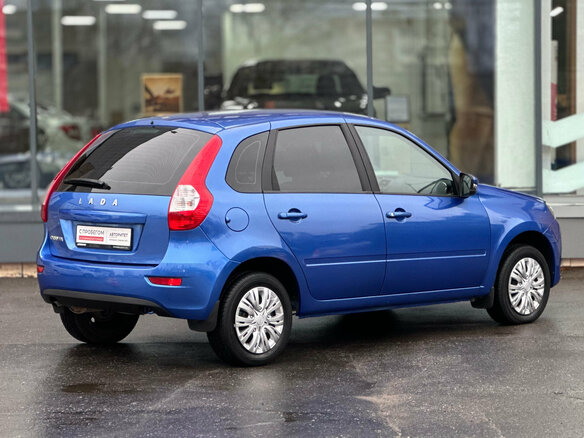 2022 Lada (ВАЗ) Granta I Рестайлинг, синий, 859000 рублей - вид 6