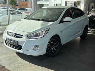 2013 Hyundai Solaris I, белый, 760000 рублей, вид 1