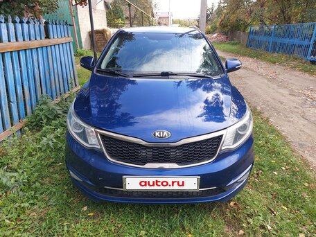 2015 Kia Rio III Рестайлинг, синий, 770000 рублей, вид 1