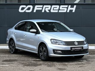 2016 Volkswagen Polo V Рестайлинг, серебристый, 1249000 рублей, вид 1