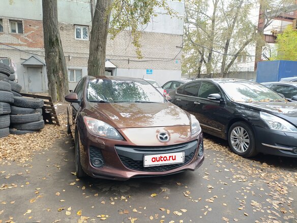 2012 Mazda 3 II (BL) Рестайлинг, коричневый, 780000 рублей