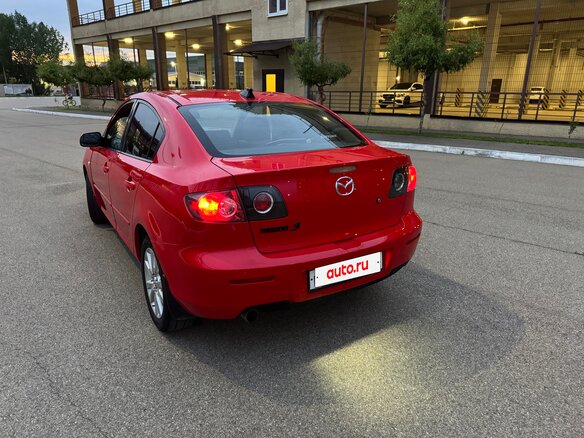 2007 Mazda 3 I (BK) Рестайлинг, красный, 690000 рублей - вид 6