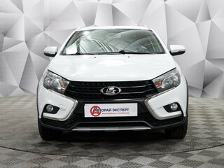 2018 Lada (ВАЗ) Vesta SW Cross I, белый, 1099000 рублей, вид 4