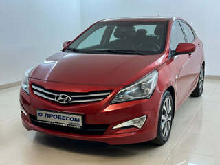 2014 Hyundai Solaris I Рестайлинг, красный, 1000000 рублей, вид 1