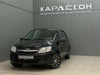 2013 Lada (ВАЗ) Granta I, чёрный, 370000 рублей, вид 1