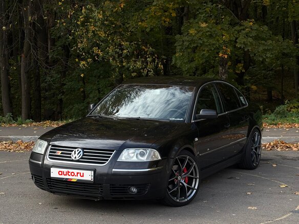 2003 Volkswagen Passat B5 Рестайлинг, чёрный, 850000 рублей - вид 1