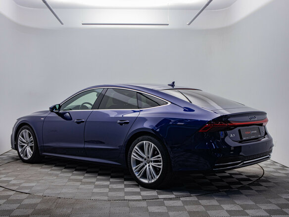2021 Audi A7 45 TFSI II (4K), синий - вид 2