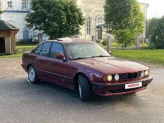 1993 BMW 5 серии 520i III (E34), красный, 120000 рублей, вид 2