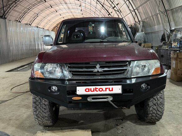 2002 Mitsubishi Pajero III Рестайлинг, красный, 1350000 рублей - вид 1