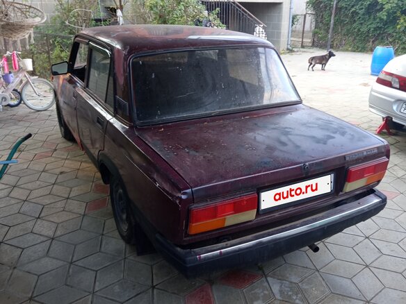 2006 Lada (ВАЗ) 2107, красный - вид 1