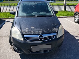 2008 Opel Zafira B Рестайлинг, чёрный, 280000 рублей, вид 2