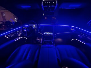 2022 Mercedes-Benz EQS SUV 450+, чёрный, 16000000 рублей, вид 5