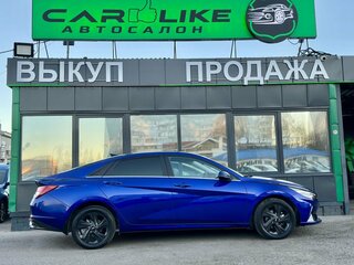 2021 Hyundai Elantra VII (CN7), синий, 2099000 рублей, вид 4