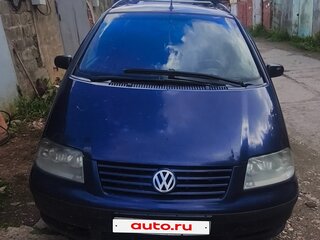 2000 Volkswagen Sharan I Рестайлинг, синий, 270000 рублей, вид 1