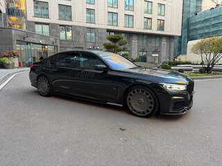 2021 BMW 7 серии Long 730Ld xDrive VI (G11/G12) Рестайлинг, чёрный, 6320000 рублей, вид 4