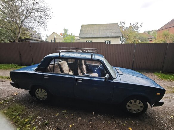 2002 Lada (ВАЗ) 2107, синий - вид 4