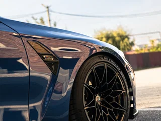 2021 BMW M3 Competition Package VI (G80), синий, 8200000 рублей, вид 2