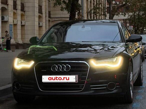 2012 Audi A6 IV (C7), чёрный, 2200000 рублей - вид 6