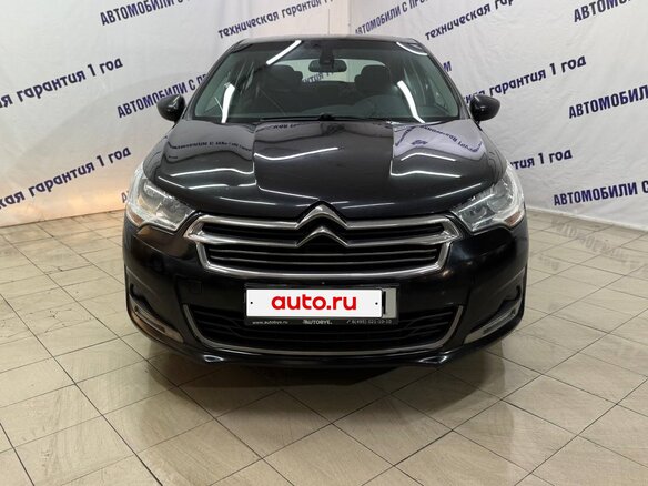 2014 Citroen C4 II, чёрный - вид 1