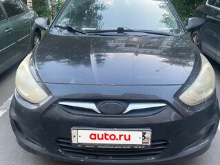2011 Hyundai Solaris I, чёрный, 1000000 рублей, вид 2
