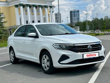 2021 Volkswagen Polo VI, белый, 1590000 рублей, вид 2