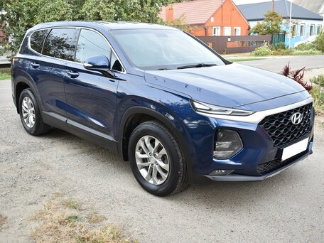 2019 Hyundai Santa Fe IV, синий, 2700000 рублей, вид 3