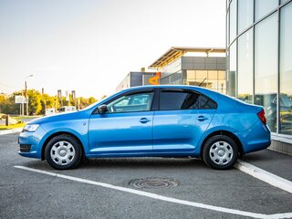 2014 Skoda Rapid I, голубой, 748000 рублей, вид 4