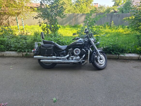 2004 Yamaha XVS1100, чёрный, 550000 рублей - вид 1