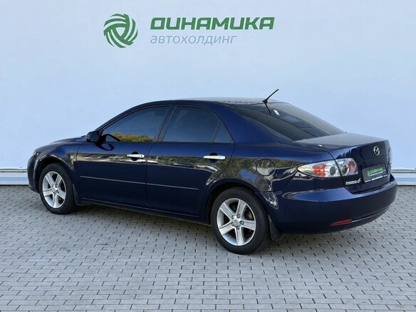 2007 Mazda 6 I (GG) Рестайлинг, синий, 395000 рублей - вид 6