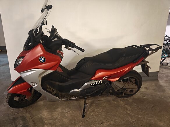 2015 BMW C 650 Sport, оранжевый